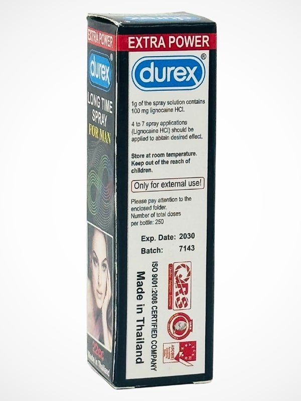 0041f6718050bf7df40374b7e24796b8 Druex Timing Spray | Long-Lasting Performance Support | Waterproof Formula | Pack of 1 (22g) - Image 2