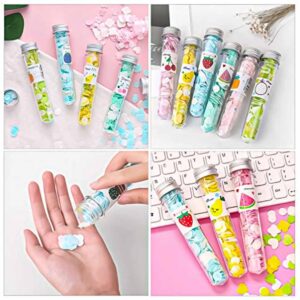 100 PCS Disposable Flower Paper Soap with Portable Tube – Multi-Color Travel Sheets for Hand Washing & Outdoor Use- Rand