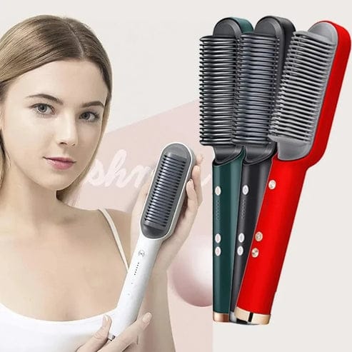 056a608d610d94a74eca842ce8b1afad Electric Professional Hair Straightening Brush (random Color)