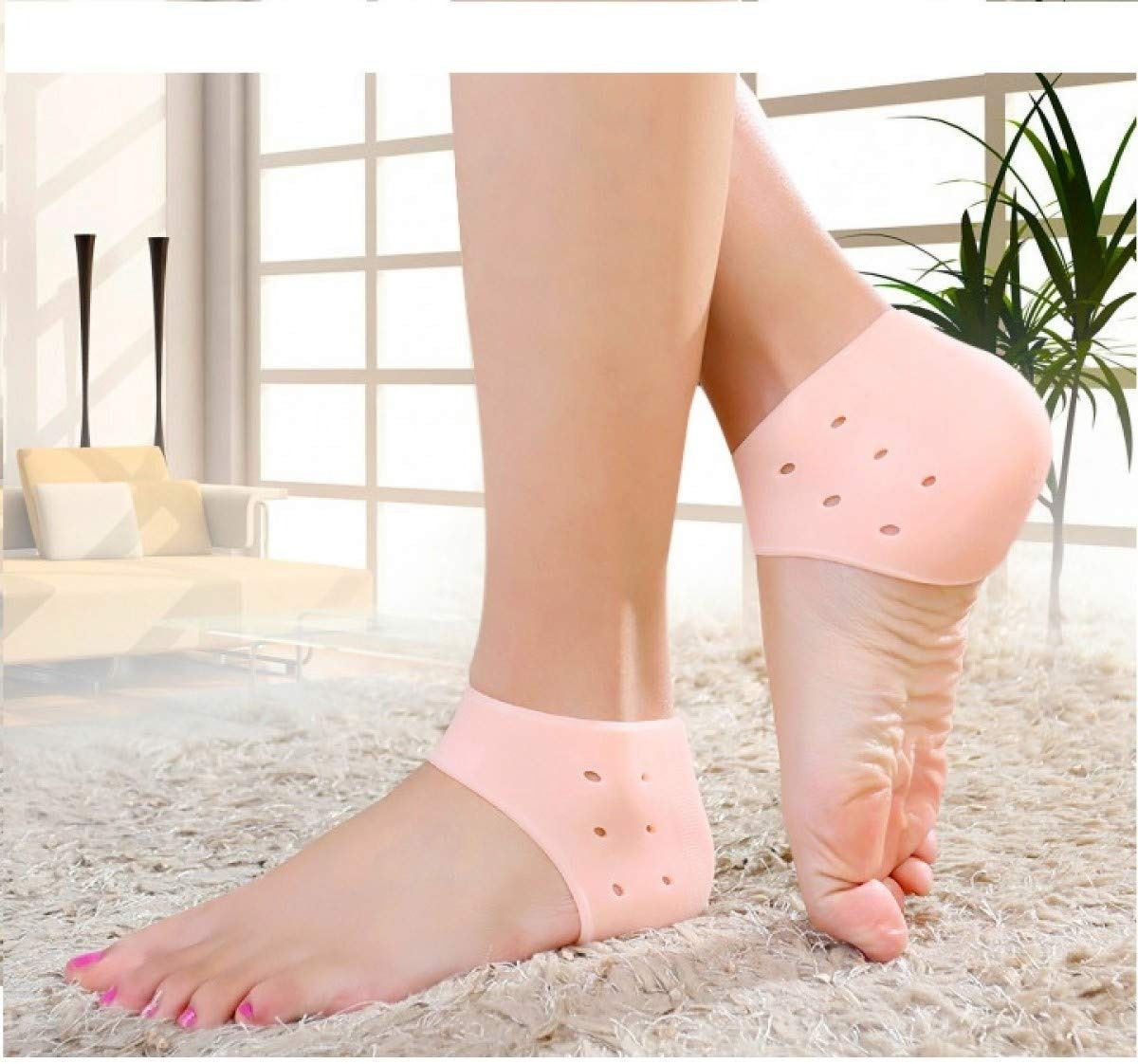 05f244bdbbb6db49f4b277ba4f511fa8 Half Heel Pain Anti-Crack Silicone Set – Unisex Anti-Crack Pain Relief - 01 Pair