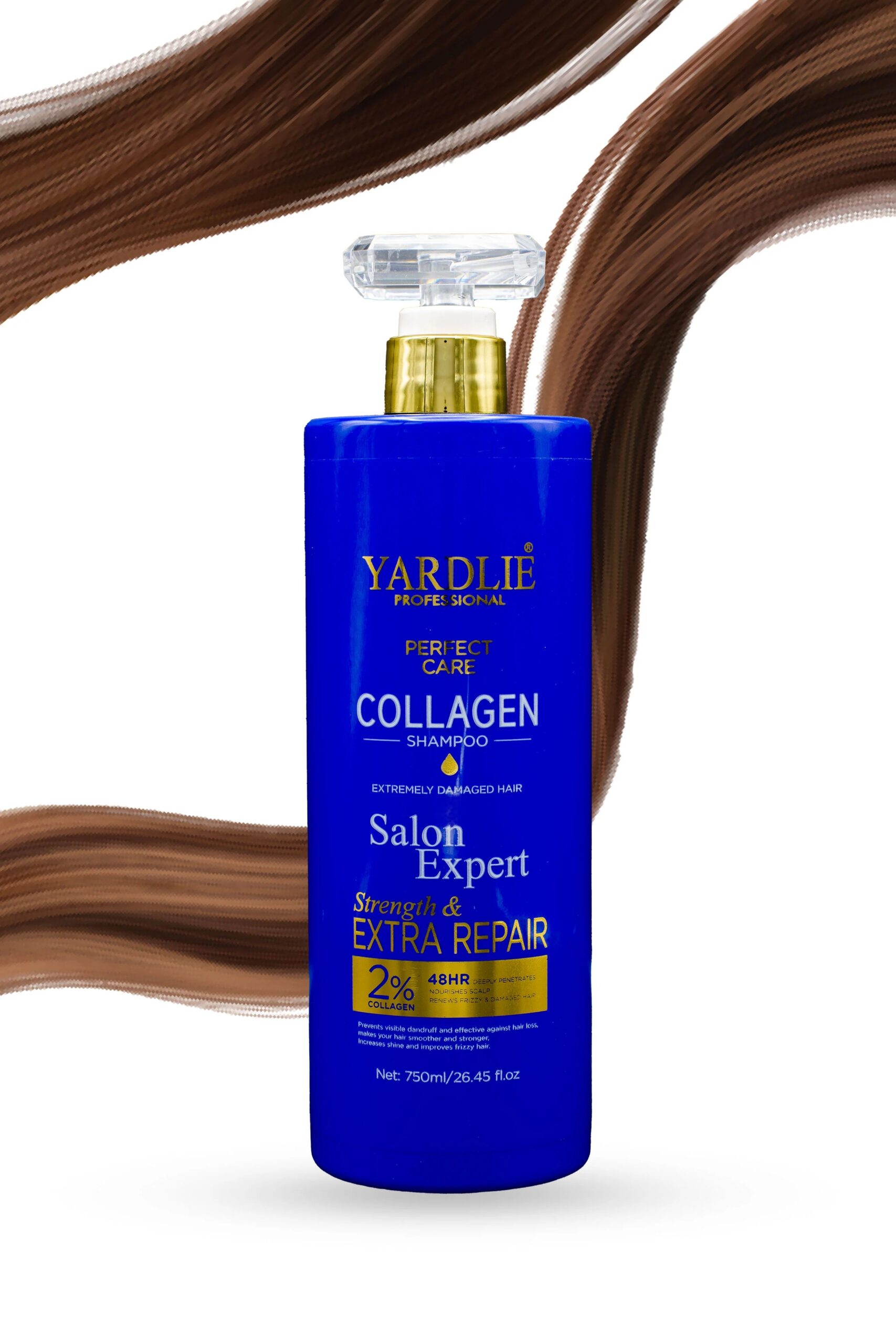 06167fb12272c03c771ce9b417b52802 Yardlie Collagen Shampoo | Professional Perfect Care | 750 ml | For Extremely Damaged Hair - Image 4