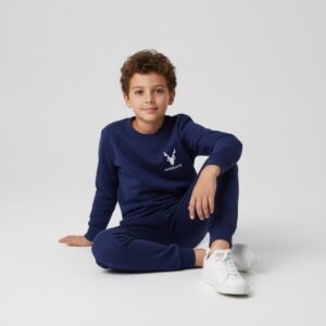 Winter Kids Markhor Printed Tracksuit | Full Sleeves Round Neck T-Shirt & Trouser Set β Warm, Stylish & Comfortable Outf