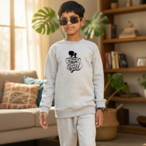 Kids Sweatshirt & Pajama Set | Comfy Winter Warm Tops & Trousers for Boys & Girls | Imported Cozy Clothes Outfit FOR BAB