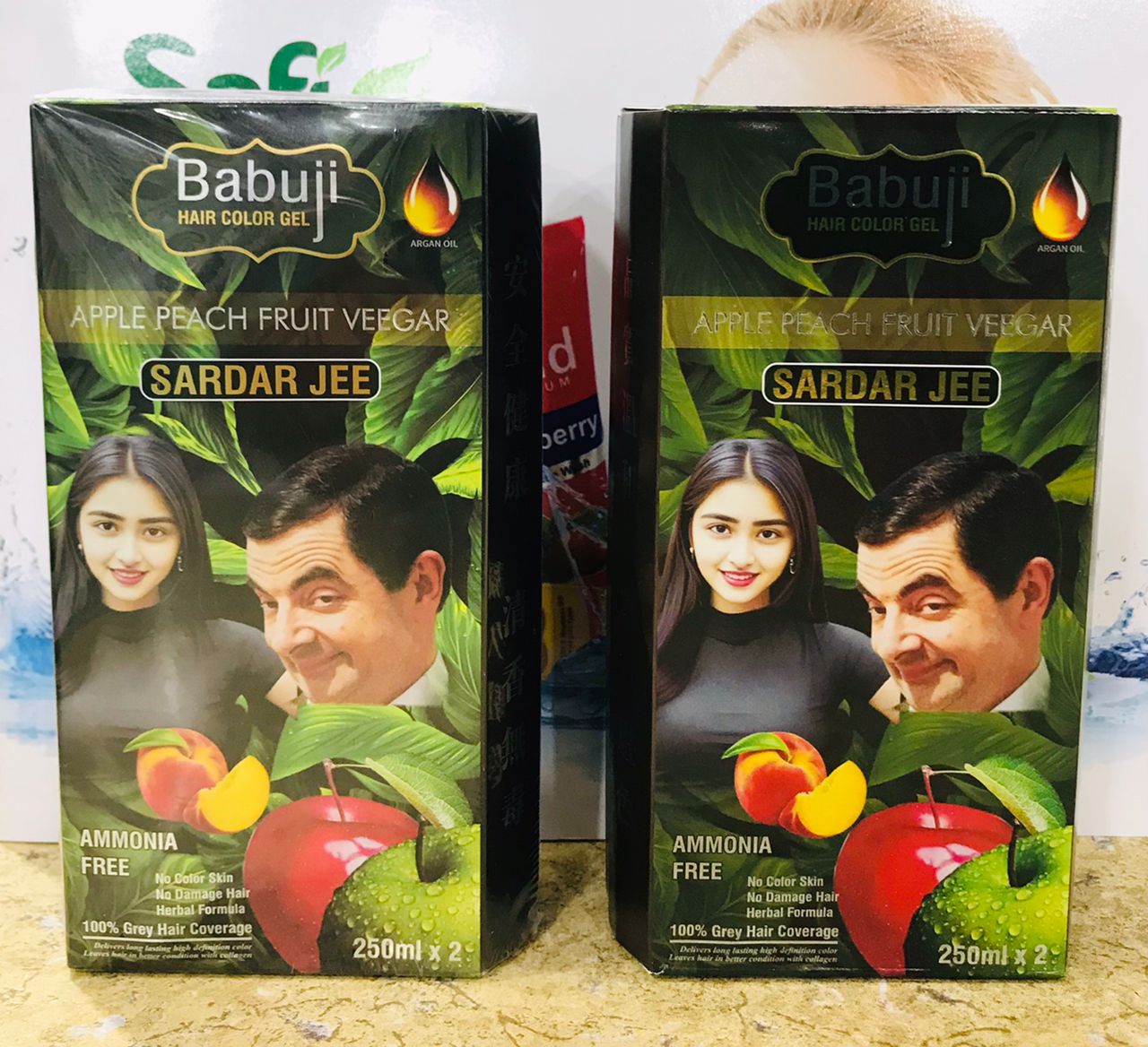 079f8984fa4b7e32fda5959850ad2c1f Babu Ji Hair Color Providing Confidence In Every Shade Long Lasting Color Natural Shine - 250ML x 2 - Image 3