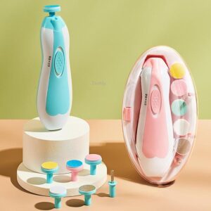 Electric Nail Clipper Baby Nail Trimmer Clipper Set In Random Color Designed As An Electric Nail Clipping And Trimming S