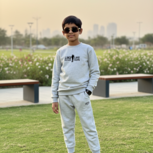 HERMAIN BANTVA Winter Kids Tracksuit | Stylish Sweatshirt & Trouser Set for Boys & Girls – Cozy, Warm & Trendy Outfit FO
