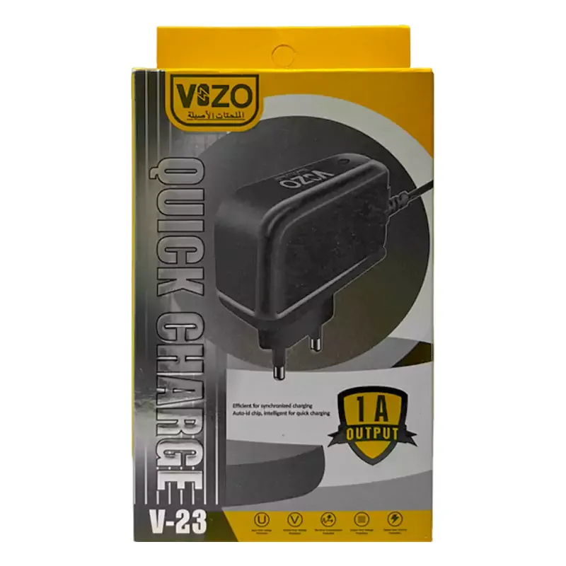 098228cb-be6a-4cda-9d78-ee1d5c615d58 V23 – Simple Micro USB Charger with Built-in Cable | Best Quality Charger Android - Vizo V23 Charger - Mobile Phone Char - Image 2