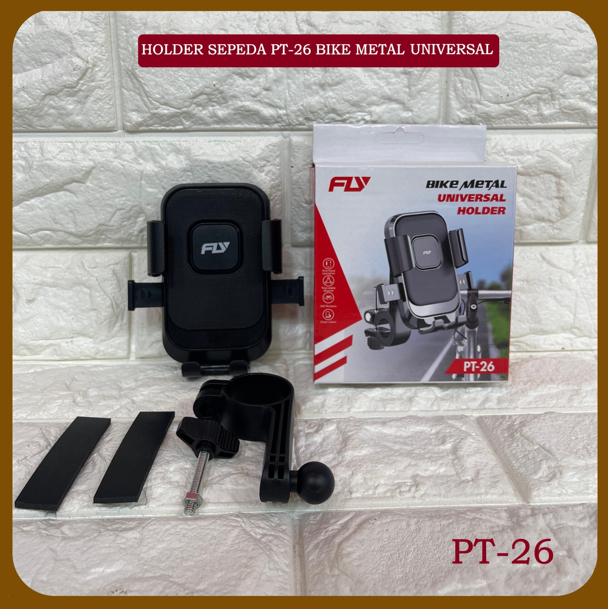 09986310b13df6f1ef4f8cfb3f17153b Fly Bike Metal Universal Holder – Durable Handlebar Mount for Phones & Devices, Secure Grip for Cycling - Image 3