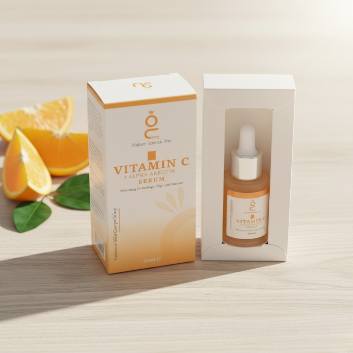 0a005a4b84a3316f8809b9bc968c3120 Vitamin C + Alpha Arbutin Serum 30ml | Brightening And Anti-Aging Face Serum | Reduces Dark Spots, Pigmentation, And Boo - Image 2