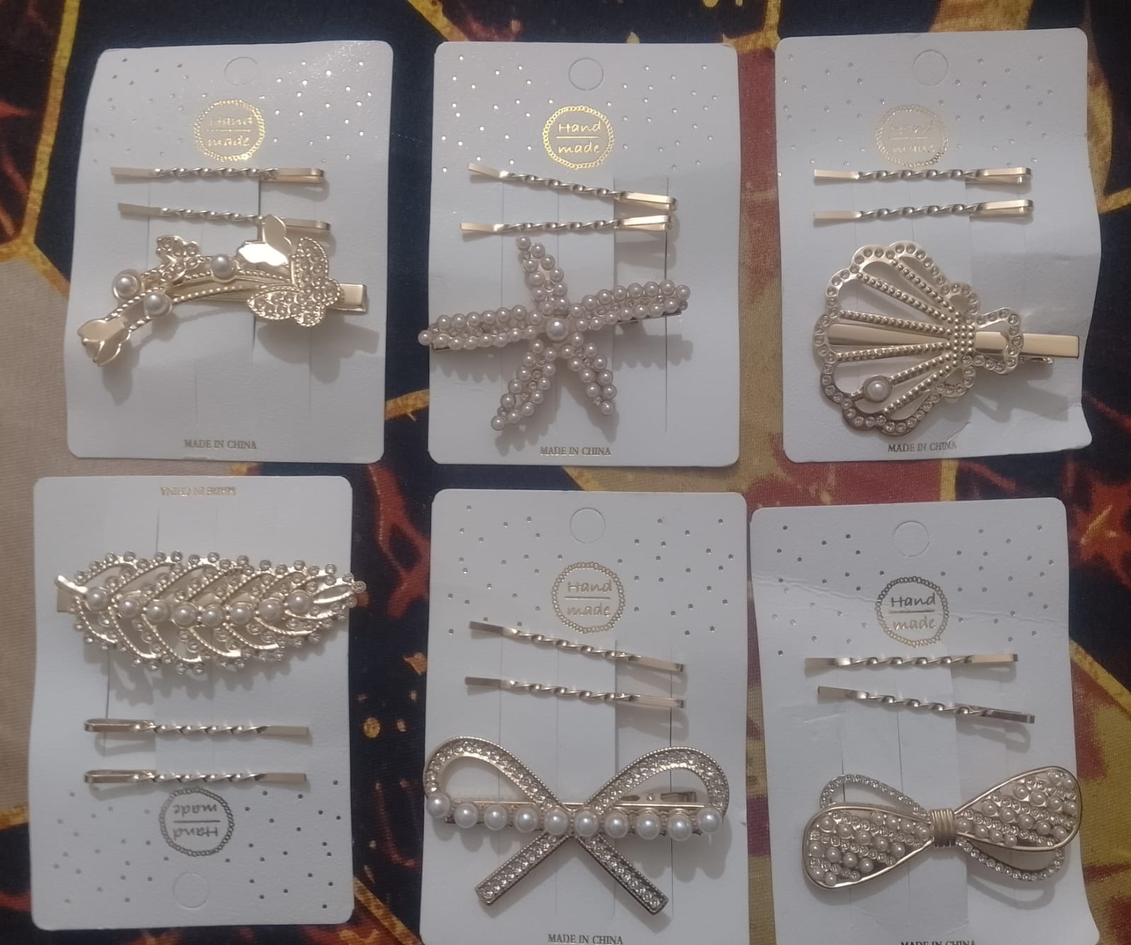 0a1b2ace9c4abd3565a69d6e86e2a1c5 Beaded Pins And Hair Clips Set – Stylish Metal Hair Accessories Card With 3 Pcs, Random Designs For Everyday Fashion And - Image 4
