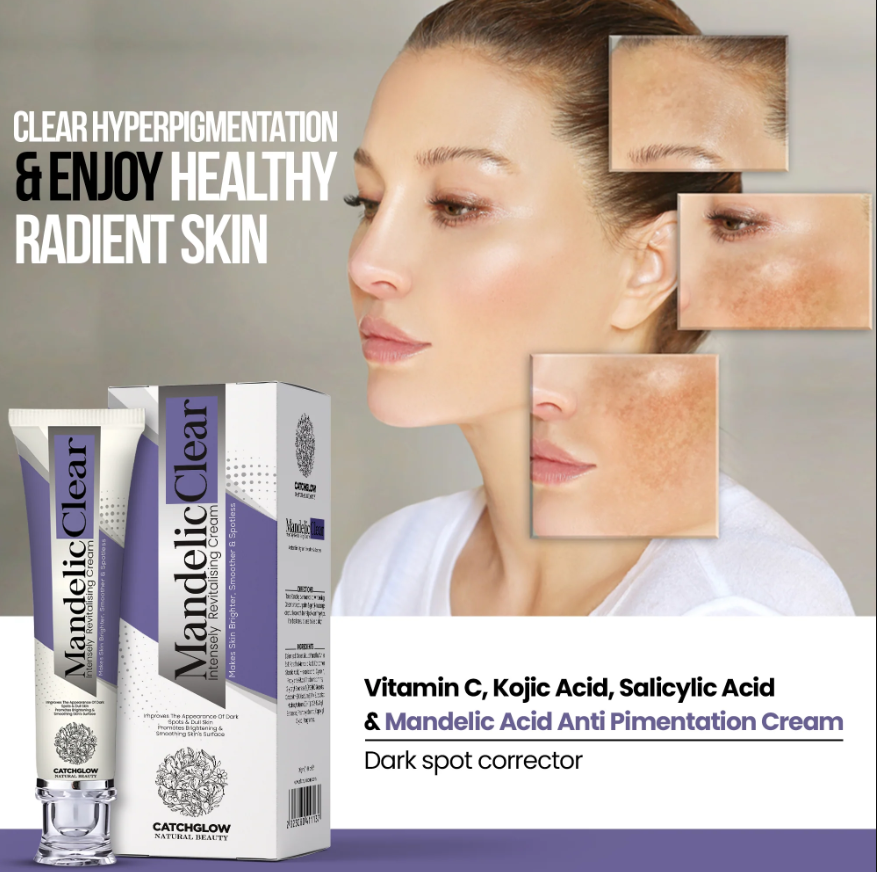 0b53486b2df1e8922183f4316a9fd978 Mandelic Acid Brightening Cream | 30ml | Dark Spot Remover | Even Tone | Glass Skin Glow | Gentle Exfoliator - Image 5
