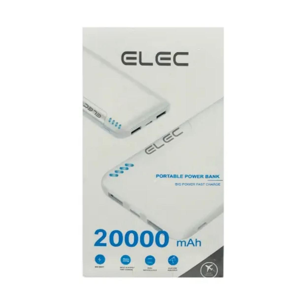 0bb5b74638ada451cef19220071fb644 Elec 20000mAh Portable Power Bank Providing High Capacity Charging With Reliable Performance - Image 2