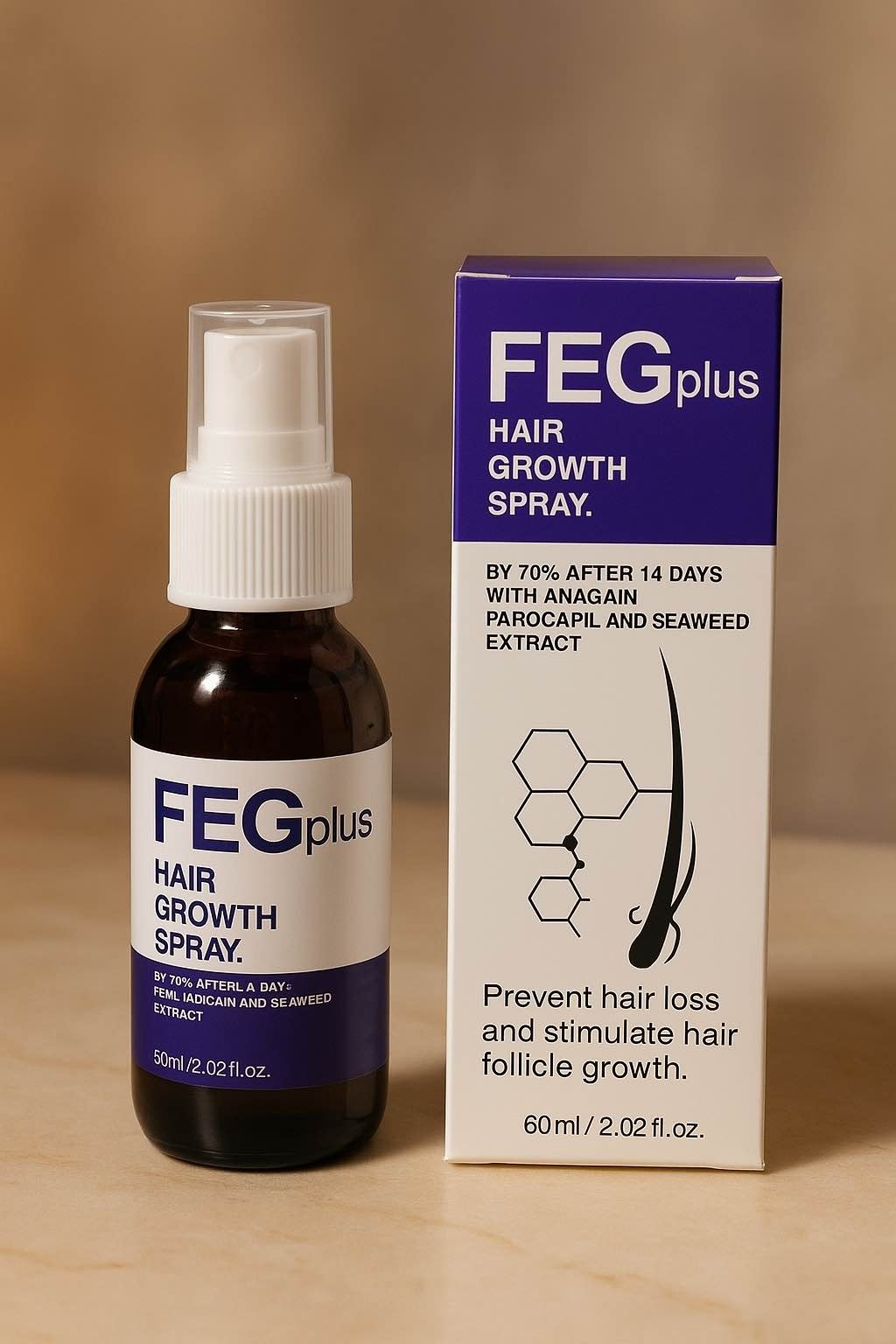 0c288c868a56c5d9cee7eda4c5fb70e4 FEG PLUS Hair Growth Serum & Spray – 50ml Advanced Formula for Men & Women, Stronger, Thicker Hair - Image 2