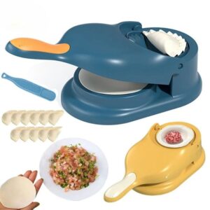 2-in-1 Manual Dumpling Maker & Dough Press Machine | Portable Samosa & Gujiya Mould Tool | Easy Kitchen DIY Pastry Acces
