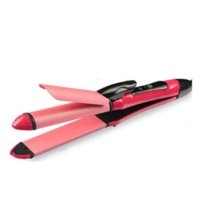 2-in-1 Nova Hair Straightener and Curler – Dual-Use Styling Tool with Quick Heat-Up Technology, Ceramic Plates for Smoot