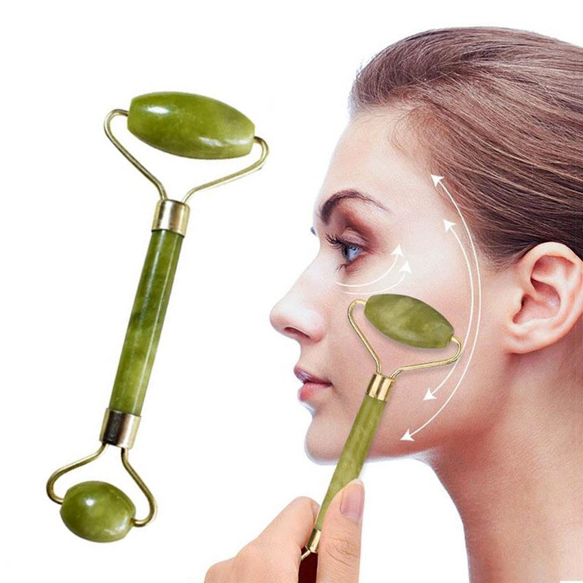 1-3-10 Flawless Jade Roller With Guasha (Marble Stone) Stimulates healthier skin