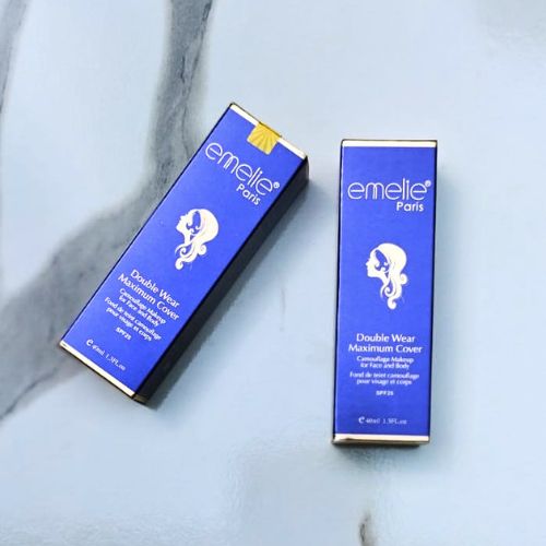 1-3 Emelie Double Wear Maximum Cover Foundation SPF25 – Face & Body – Shade 1