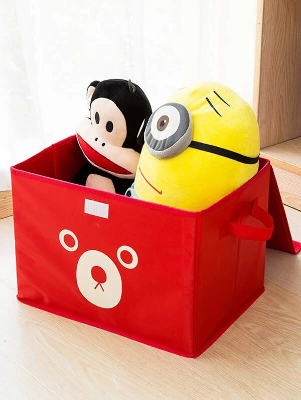 Panda Box - Storage Box - Cartoon Storage Box - Multipurpose Foldable Cube Storage Bin for Kids | Adorable Panda / Anima