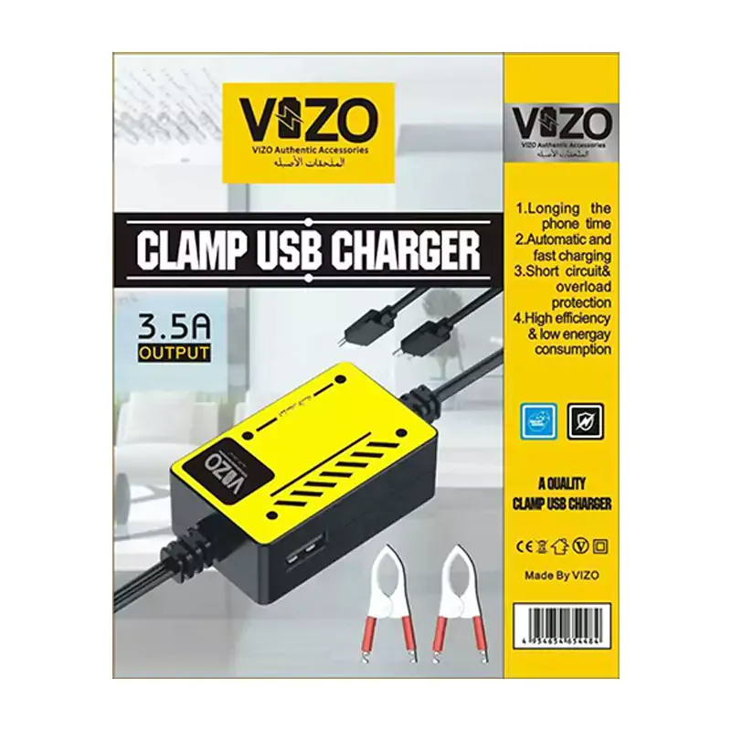 107c60ab-43a0-4690-90c8-718473e8d4ce Vizo V5000 – Multi-Port Clip Charger | V5000 – 3.5A Multi-Port Clip Charger with Micro USB, Type-C & USB-A | Versati - Image 2