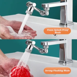 Rotation Faucet Sprayer Head Universal 1080°Rotatable Bathroom Washbasin Tap Splash Filter Water Saving Bubbler Nozzle
