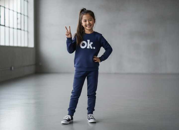 1117c123c45bbe2ec2380ee8361cccdf OK Printed Sweatshirt & Pajama Trouser Tracksuit for Kids | Winter Warm Fleece Clothing Set Outfit for Boys & Girls – Co - Image 3