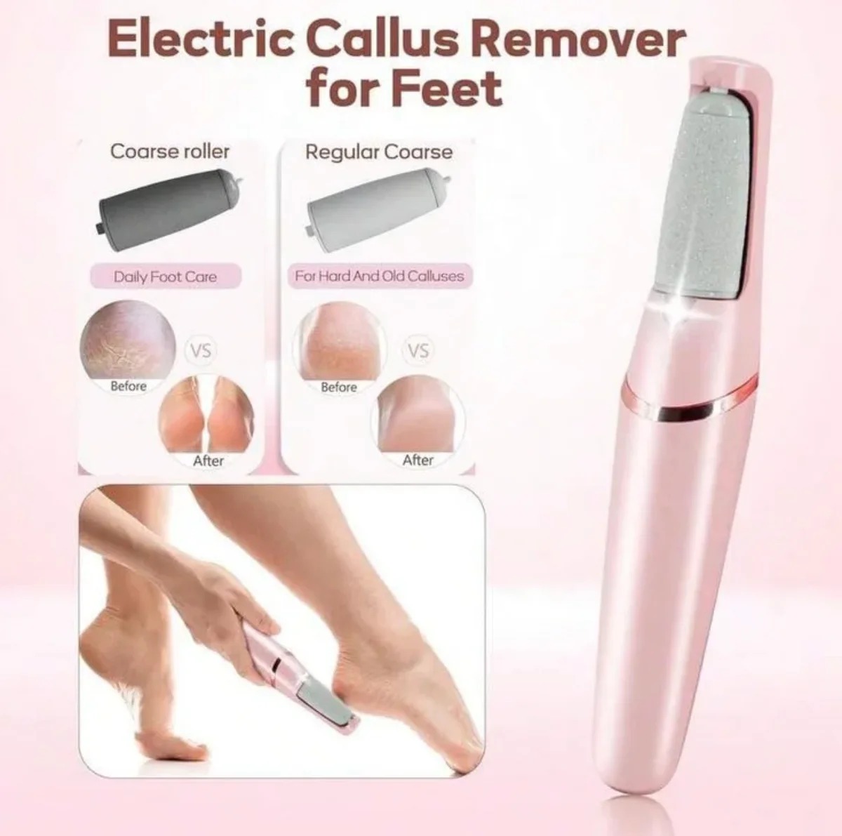 11ce099bb4912f71865d6ec86c65ad92 Rechargeable Callus Remover – Portable Foot Care Device for Smooth and Soft Skin - Image 3