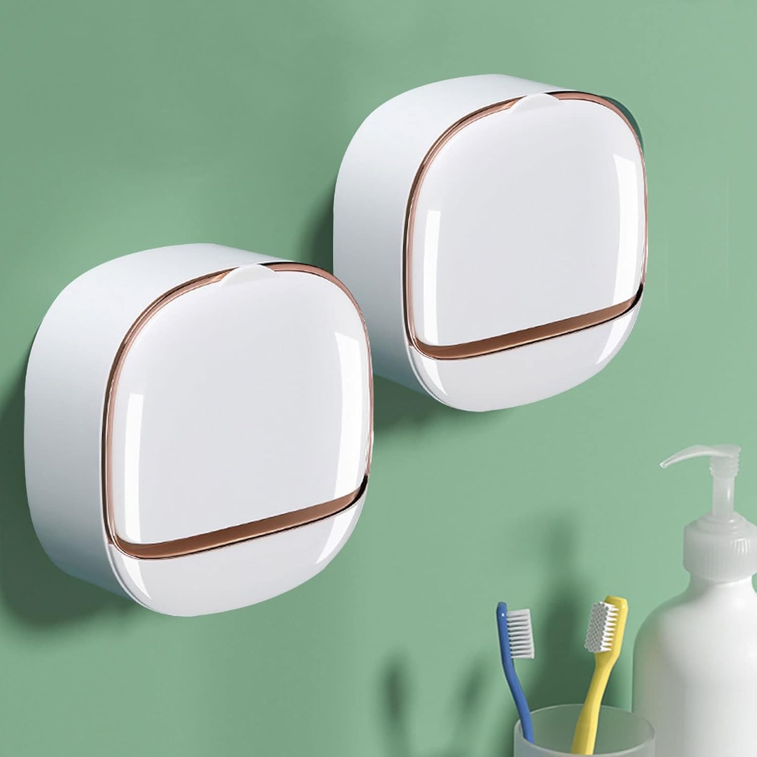 11eb34921bc284af27c1d4ea477415eb Luxury Soap Holder With Drain Tray – Wall Mounted Soap Case Box Designed To Keep Your Soap Bars Dry And Long Lasting (Ra