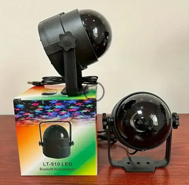 123cdc1de6579aabb1405431b163aa3e LT 910 LED Bluetooth Music Projector Providing Bright Visuals With Wireless Connectivity And Compact Design For Entertai - Image 3