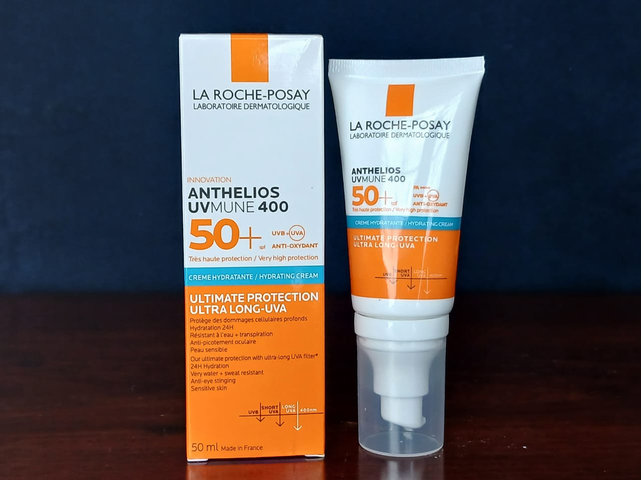 13ee94ed1a487e5e4e600c3383b27c2f La Roche-Posay Anthelios UVMune 400 Hydrating Cream SPF50+ – Ultra-High UV Protection with Mexoryl 400 for Sensitive, Dr - Image 4