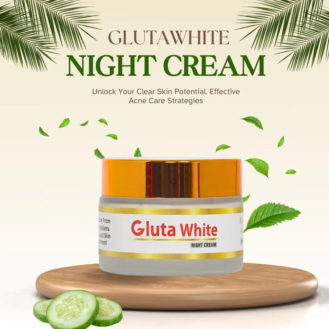 140ec328c3c6eda8943a1db9d4612a49 Gluta White Whitening & Brightening Cream Jar – Deep Moisturizing, Skin Softening & Nourishing Formula