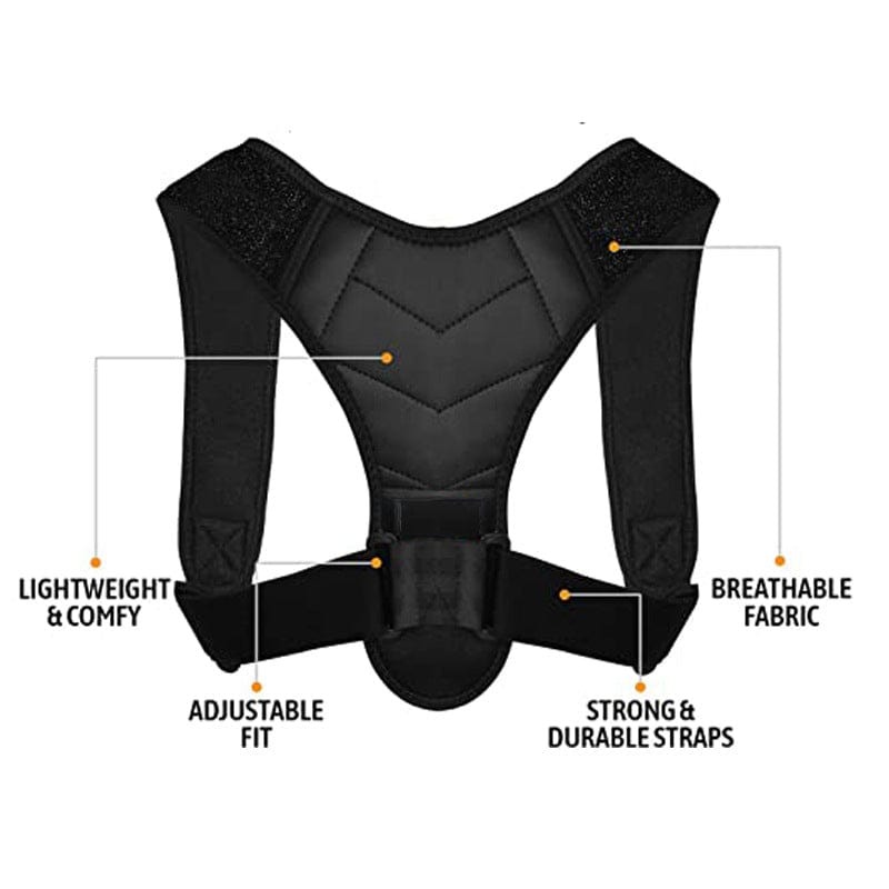 14802da152a92fa436d723430fdedb59 Adjustable Body Posture Corrector Belt – Back & Shoulder Support Brace for Men and Women | Spine Alignment & Pain Relief