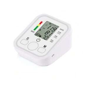 Digital Blood Pressure Monitor – Fully Automatic Upper Arm BP Machine with Heart Rate Detection, Accurate Readings, Easy