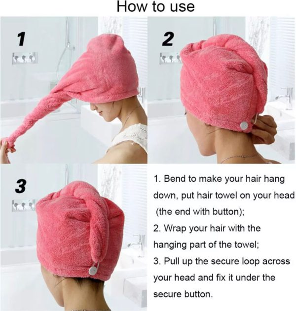 1757929417-68c7dfc9e1645-2024_08_WhatsApp-Image-2023-08-16-at-4.53.02-PM-600x631-1-1 Towel Bath Towels - Dry Hair Cap Super Absorbent Quick-Drying Shower Towel (Random Color) - Image 2