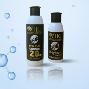 VIKI Special Skincare Brighter Power 24K Gold & Polish Peeling Cream โ Ultra Whitening Set (Black)