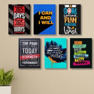 1795e3adb407fed4d3413b5ae65f775e Set Of 6 Sticky Wooden Canvas Frames For Wall Decore Aesthatic Art / Sticky Phototiles For Room Wall Decoration
