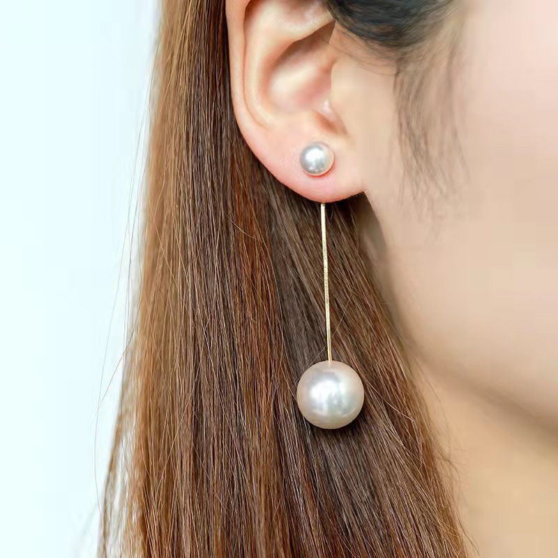18c330ba64e897c3c2f3ead3ce30eea8 AWJ-157 Elegant Pearl Hanging Korean Earrings – Stylish, Lightweight & Trendy Fashion Jewelry for Women - Image 4
