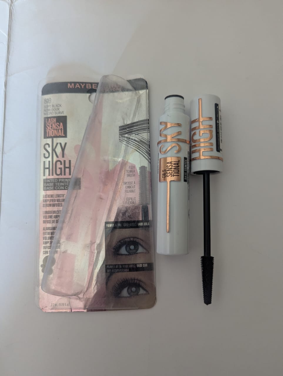 18dd92b11ad160461a0cbe2b8744d8f4 Maybelline Lash Sensational Sky High Waterproof Mascara – 810 Blackest Black | Full Volume, Limitless Length, Bamboo-Inf - Image 4