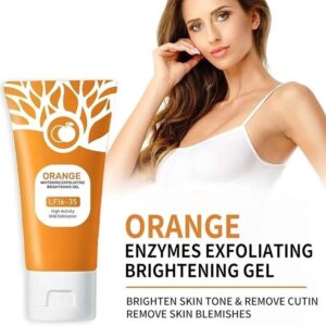 Orange Enzyme Exploiting Gel – Brightening, Exfoliating & Nourishing Citrus Skincare for Radiant, Healthy, Glowing Compl