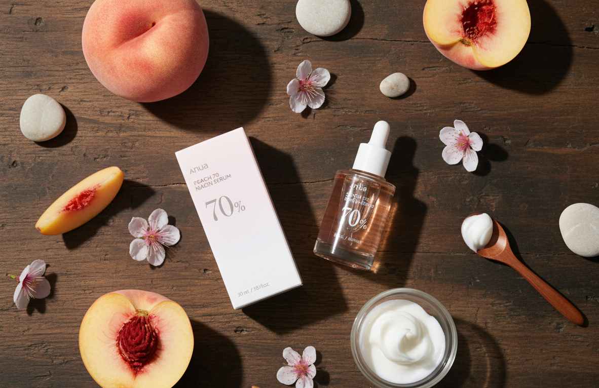 1a1b005f0952717077aca890bd2b9ddd Anua Peach 70 Niacin Serum – Brightening, Hydrating Glass-Skin Serum with 70% Peach Extract & 5% Niacinamide - Image 3