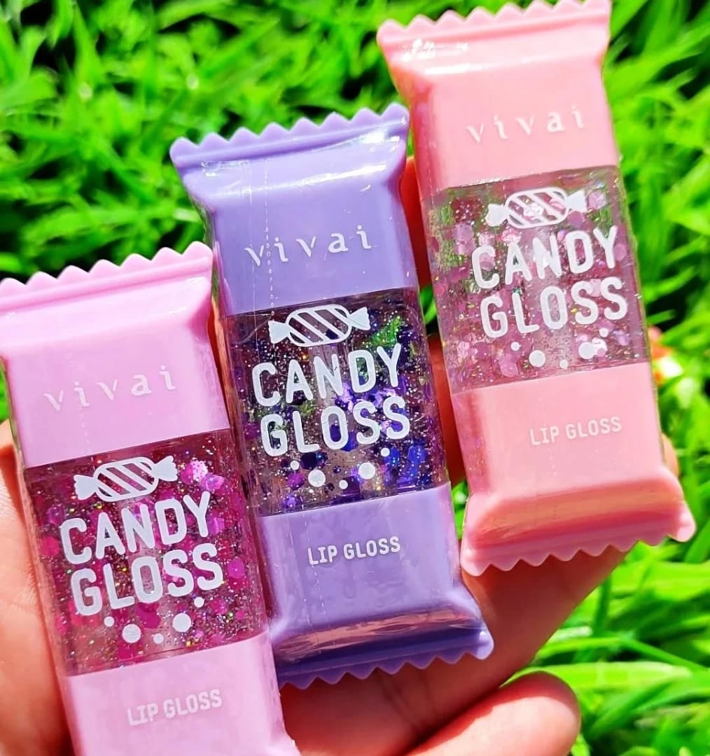 1ad229403b0f1343de402f7cf11d6eb5 Cute Candy Lip Gloss Set of 6 | Moisturizing, Shiny & Long-Lasting Lip Gloss for Teens & Women – Fun, Sweet Colors & Fla - Image 3