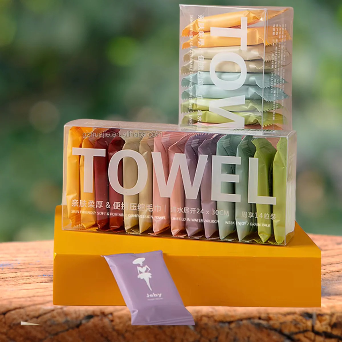 1ad8f1207fed983ad55b912089f293d0 Disposable Washcloths | 14 pcs/box | Portable Travel Towels | Thickened Compressed Face & Beauty Square Towels - Image 4