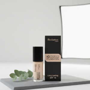 Parkistan France HD Cinema & TV Sweatproof Foundation – Long Lasting, SPF 15, Full Coverage Makeup