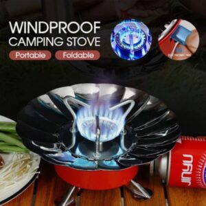 Portable Camping Mini Gas Stove Durable Construction Smooth Finish Easy Use Comfortable Handling For Outdoor Cooking Tra