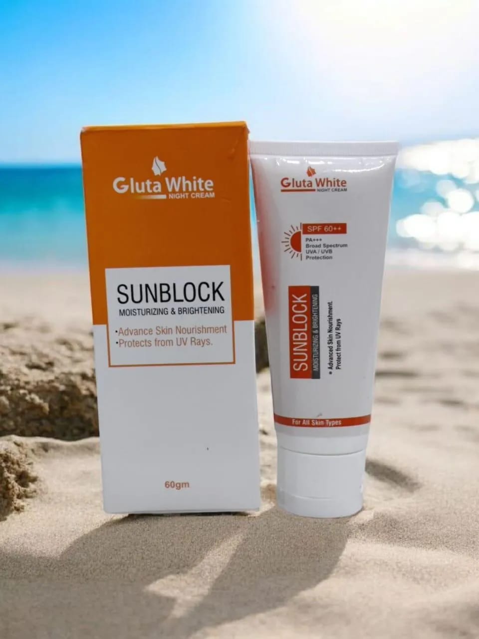 1e093108f5e34df068271410e38e1d31 Gluta White Advanced Sunblock SPF 60+ – Broad Spectrum UV Protection