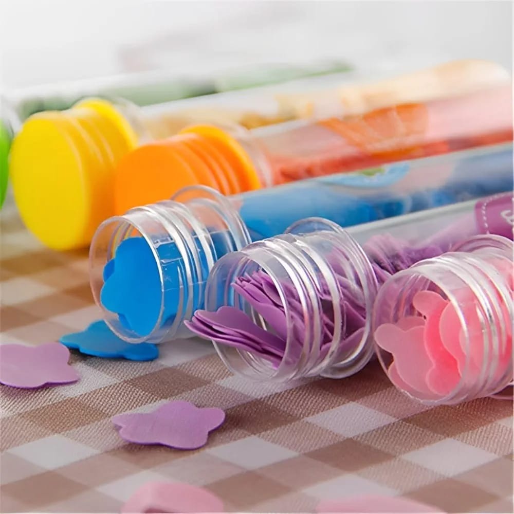 1fab7261bd63a5ed99ac104787d90526 100 Pcs Disposable Flower Paper Soap With Portable Tube Multi Color Travel Sheets For Hand Washing And Outdoor Use Premi - Image 5