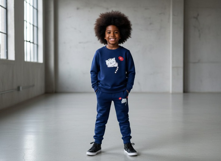 1fb1450380bb35df8874c3e6a211c730 Sweatshirt & Pajama Trouser Tracksuit for Kids | Winter Warm Fleece Clothing Set Outfit for Boys & Girls – Cozy & Stylis - Image 3