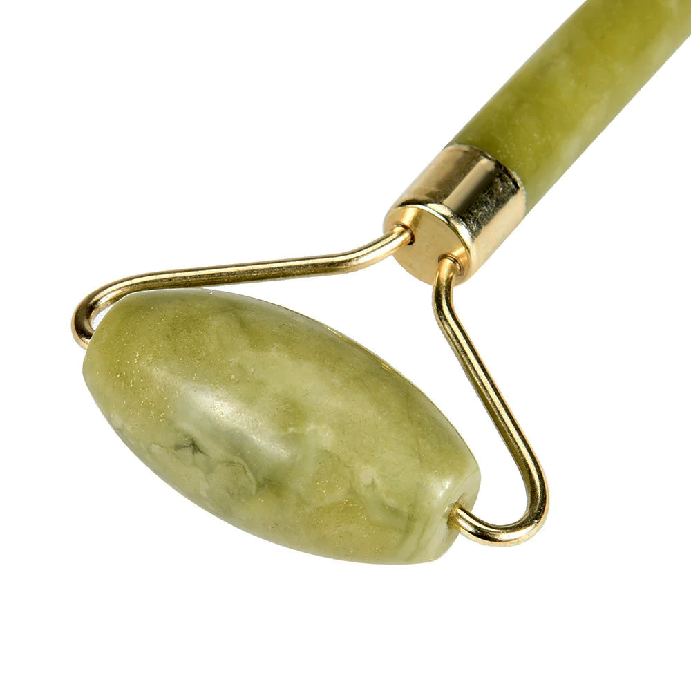 2-6-1 Flawless Jade Roller With Guasha (Marble Stone) Stimulates healthier skin - Image 3