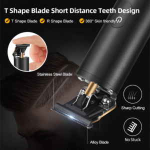 Nikai Professional Hair Trimmer NK-2598 Hair Trimmer Machine For Men | Men Hair Trimmer | Metal Body | Golden Color ( Or