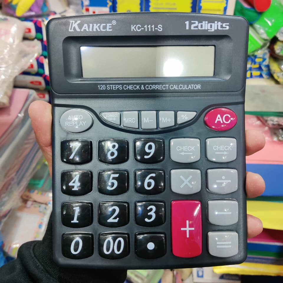 20dc0992d26f174eaa5b9bf6d1496079 Kaikce KC 111 S Electronic Calculator Durable Quality Easy Use Clear Display Reliable Utility Compact Design - Image 3