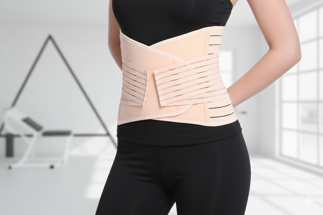 216e6e89789fa21bbfe008dba261c24d 3 In 1 Belly Belt Waist Shaper Postpartum Recovery Body Shaper Slimming Maternity Belly Shaper Comfortable Breathable Du